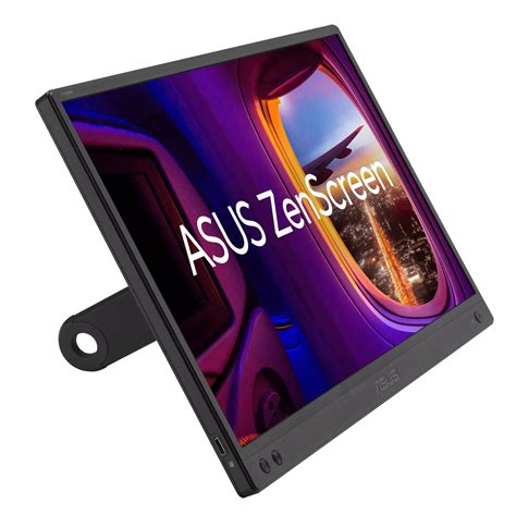 ASUS ZenScreen MB166CR Portable USB Monitor- 16 inch (15.6 inch viewable); Full HD; IPS; USB Type-C; Flicker Free; Blue Light Fi
